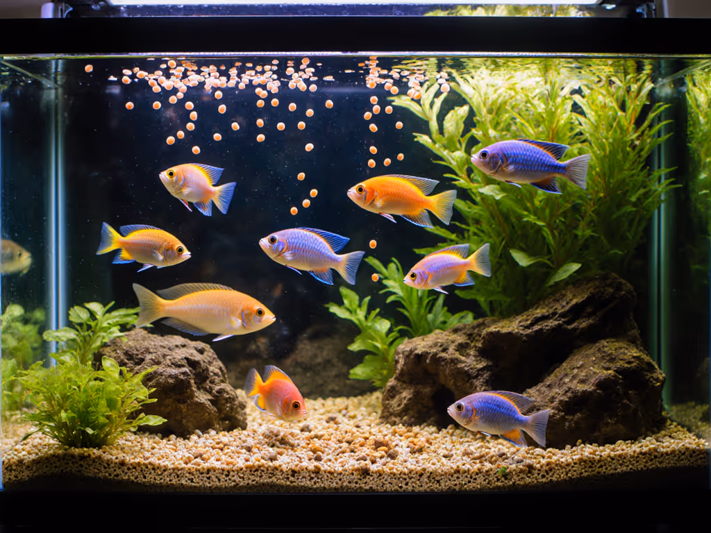 underwater fish eating behavior timeline
