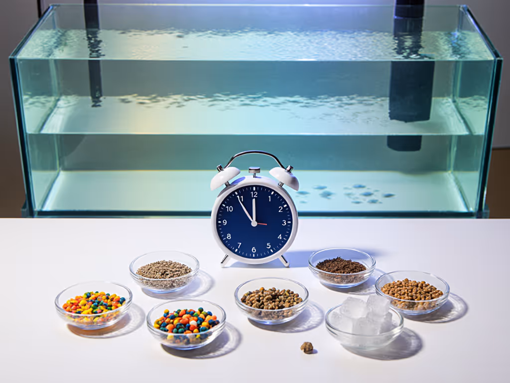 aquarium fish feeding schedule chart