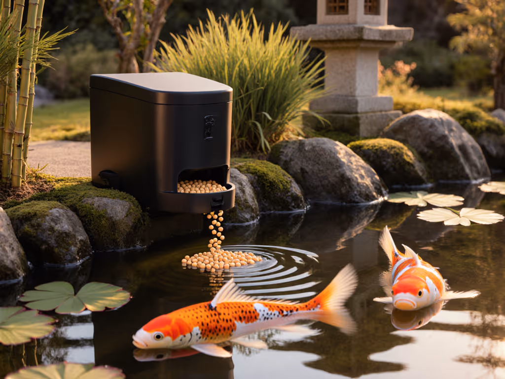 Dependable Koi Feeding: Automatic Pond Feeder Essentials